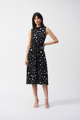 Polka Dot Aline Jersey Dress <span>251066<span>