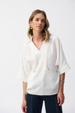 Seersucker Boxy Top <span>251165<span>