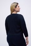 Knit Bolero Jacket With Pearl Detail <span>251900-MIDNIGHT<span>