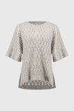 Sequin Short Sleeve Sweater <span>251928<span>