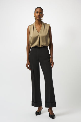Bronze Sleeveless Satin Top <span>253226<span>