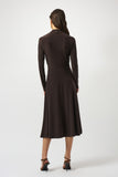Mocha Jersey Aline Dress <span>253235<span>