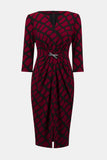 Merlot Print Dress <span>253250<span>
