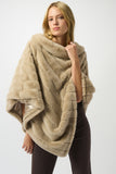 Champagne Faux Fur Cape <span>253932<span>