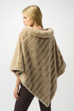 Champagne Faux Fur Cape <span>253932<span>