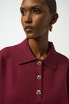 Claret Button Sweater <span>253962<span>