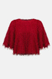 Red Box Style Fringe Top <span>254105<span>