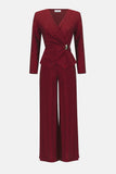 Cherry Red Glitter Jumpsuit <span>254123<span>