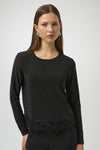 Black Fringe Top <span>254148<span>