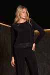 Black Fringe Top <span>254148<span>