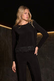 Black Fringe Top <span>254148<span>