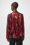 Cherry Red Print Blouse <span>254161<span>