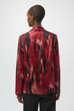 Cherry Red Print Blouse <span>254161<span>
