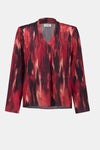 Cherry Red Print Blouse <span>254161<span>