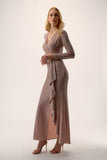 Rose Glitter Maxi Dress <span>254703<span>