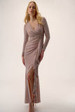 Rose Glitter Maxi Dress <span>254703<span>