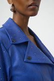 Royal Blue Biker Jacket <span>25904<span>