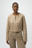 Faux Leather Jacket With Stud Detail <span>254929<span>