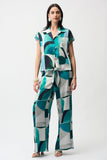 Print Satin Trouser <span>261042<span>