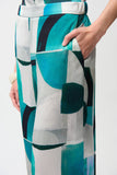 Print Satin Trouser <span>261042<span>
