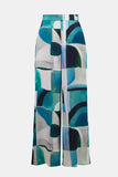 Print Satin Trouser <span>261042<span>