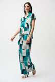 Print Satin Blouse <span>261065<span>