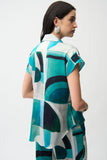 Print Satin Blouse <span>261065<span>