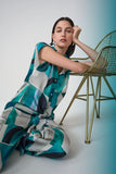 Print Satin Blouse <span>261065<span>
