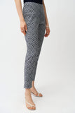 Navy And White Print Trouser <span>261225<span>