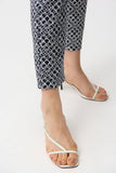Navy And White Print Trouser <span>261225<span>