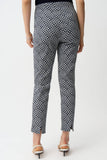 Navy And White Print Trouser <span>261225<span>
