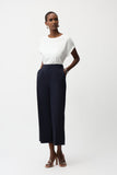 Navy Pull On Wide Leg Culottes <span>261264