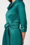 Emerald Green Taffeta Dress <span>261719F26<span>
