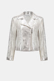 Metallic Biker Style Jacket <span>262902<span>