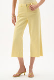 Yellow Wide Leg Crop Jean <span>262918<span>