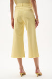 Yellow Wide Leg Crop Jean <span>262918<span>
