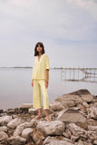 Yellow Wide Leg Crop Jean <span>262918<span>
