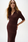 Mocha Knit Maxi Dress <span>6262931<span>