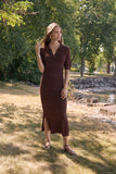 Mocha Knit Maxi Dress <span>6262931<span>