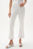 White Lace Trim Trousers <span>262938<span>