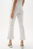 White Lace Trim Trousers <span>262938<span>