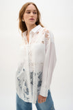 White Lace Long Sleeve Shirt <span>262952<span>