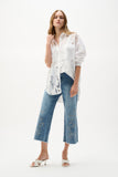White Lace Long Sleeve Shirt <span>262952<span>