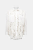 White Lace Long Sleeve Shirt <span>262952<span>