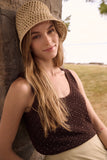 Mocha Knit Sequin Vest <span>262957<span>