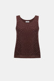 Mocha Knit Sequin Vest <span>262957<span>