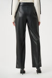 Black Wide Leg Faux Leather Trousers <span>263063<span>