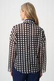 Pussy Bow Print Blouse <span>263102<span>