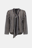Pussy Bow Print Blouse <span>263102<span>