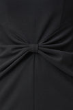 Gathered Waist Bow Detail Dress <span>263150<span>